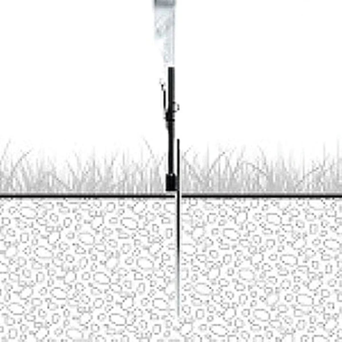##Feather Flag InGround Outdoor Stake (BASE ONLY, No Pole) Template Customization