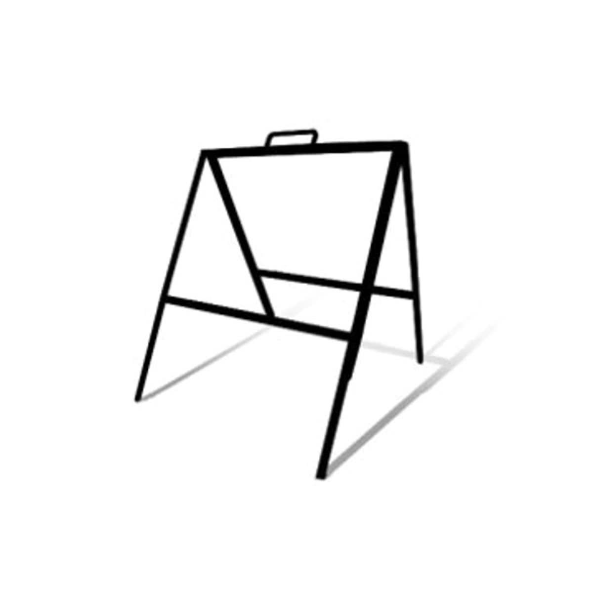 18" x 24" Slide-In Tent Frame (Black) Template Customization