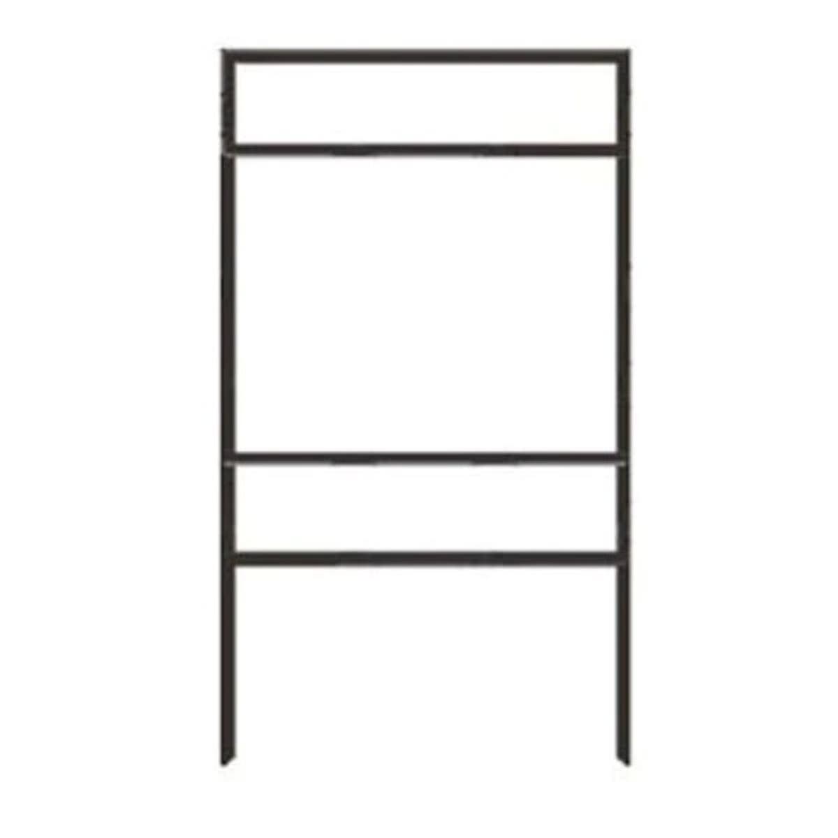18"h x 24"w Metal Frame - 2 riders (Black) Template Customization