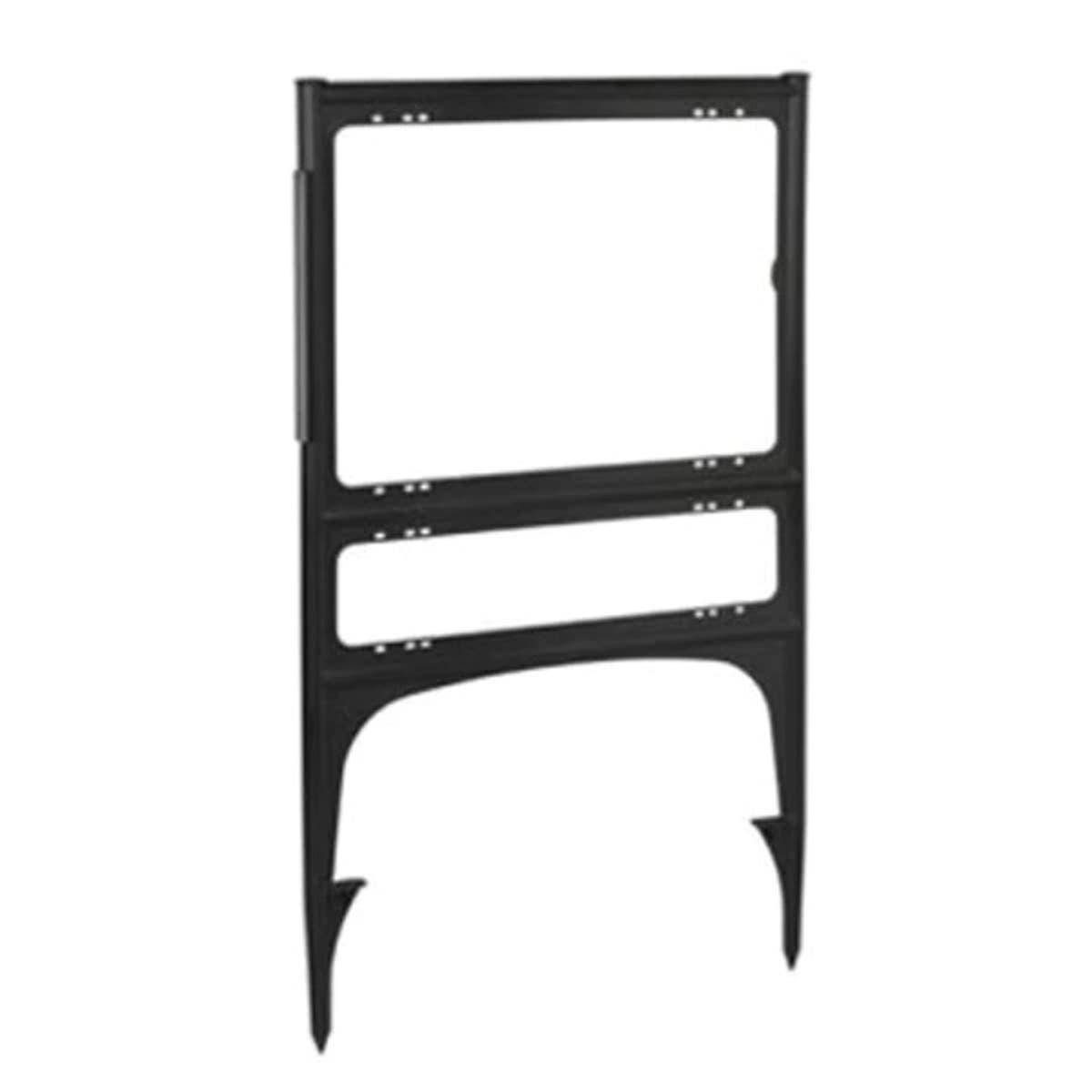 18"h x 24"w Plastic Frame 1 rider (Black) Template Customization