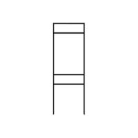 Picture of 24"h x 18"w Metal Frame - 2 riders (Black)