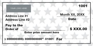 Picture of Oversized Checks 30240109