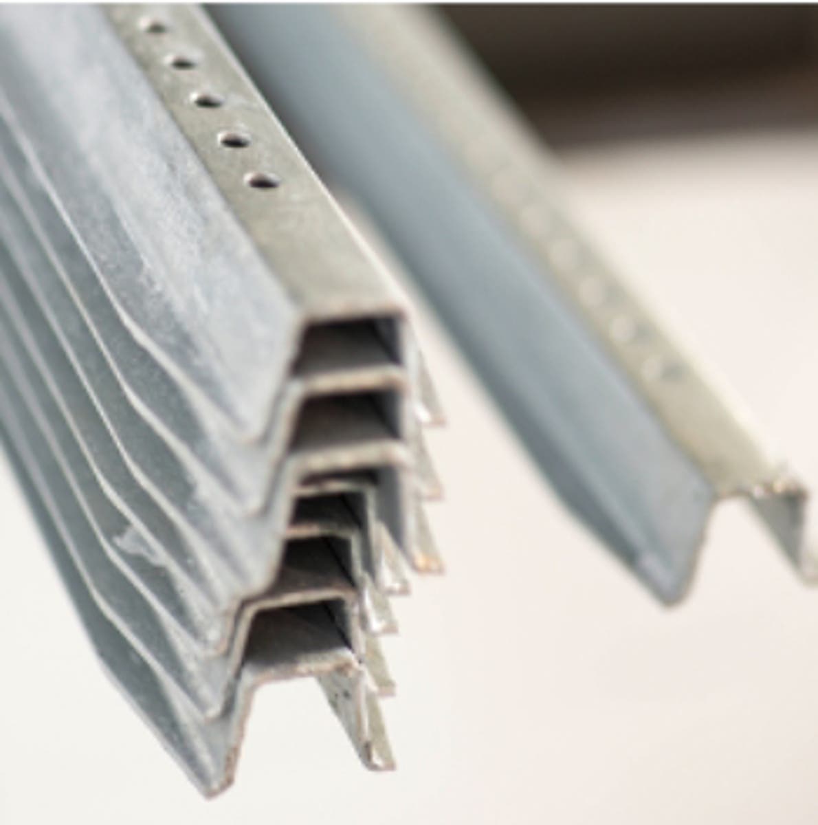 3' Galvanized U channel post Template Customization