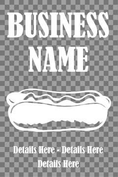 Picture of Restaurant Window Clings 11684872
