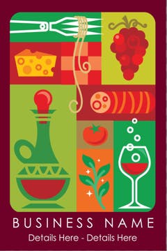 Picture of Restaurant Window Clings 11685170