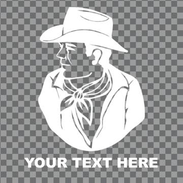Picture of Cowboys Window Clings 12736358