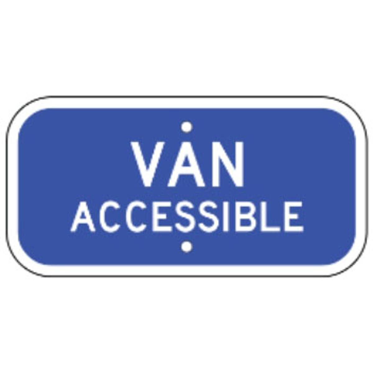 Van Accessible - 12"x 6" - .080 HIP Template Customization