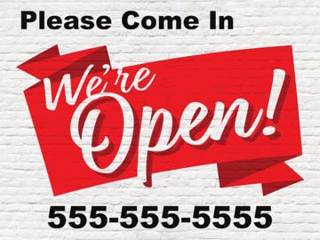 Picture of We're Open 873476895