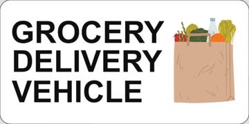 Picture of Take Out Delivery License Plates 872168606