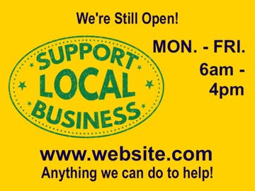 Picture of Support Local Signs 872186507