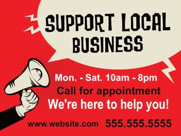 Picture of Support Local Signs 872186512