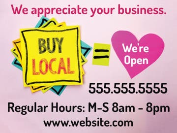 Picture of Support Local Signs 872186544