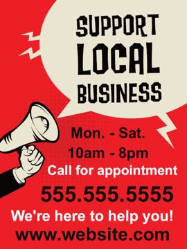 Picture of Support Local Signs 872187019