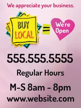 Picture of Support Local Signs 872187028