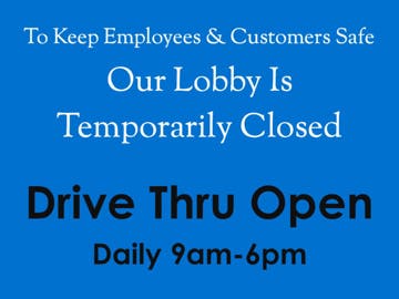 Picture of Temporary Closure Signs 872168072