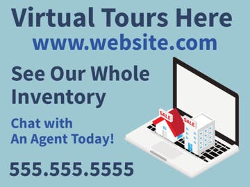 Picture of Virtual Real Estate Tour Signs 872185636
