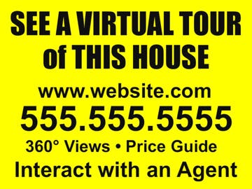Picture of Virtual Real Estate Tour Signs 872186396