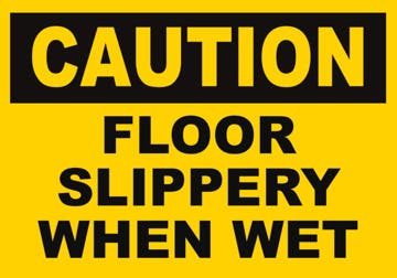 Picture of Slippery When Wet Signs 861424413