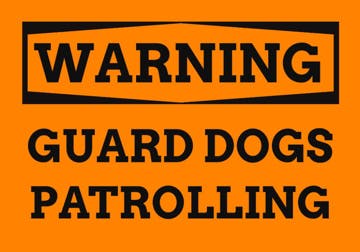 Picture of Beware of Dog Signs 860082437