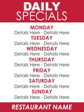 Picture of Restaurant Decals 11700310