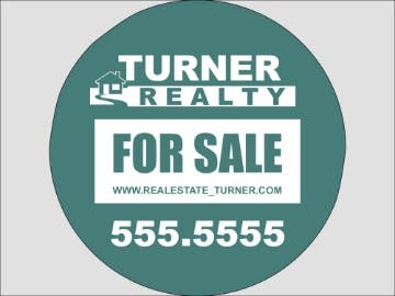 Picture of Circle Shaped Signs 877403668