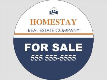 Picture of Circle Shaped Signs 877403621