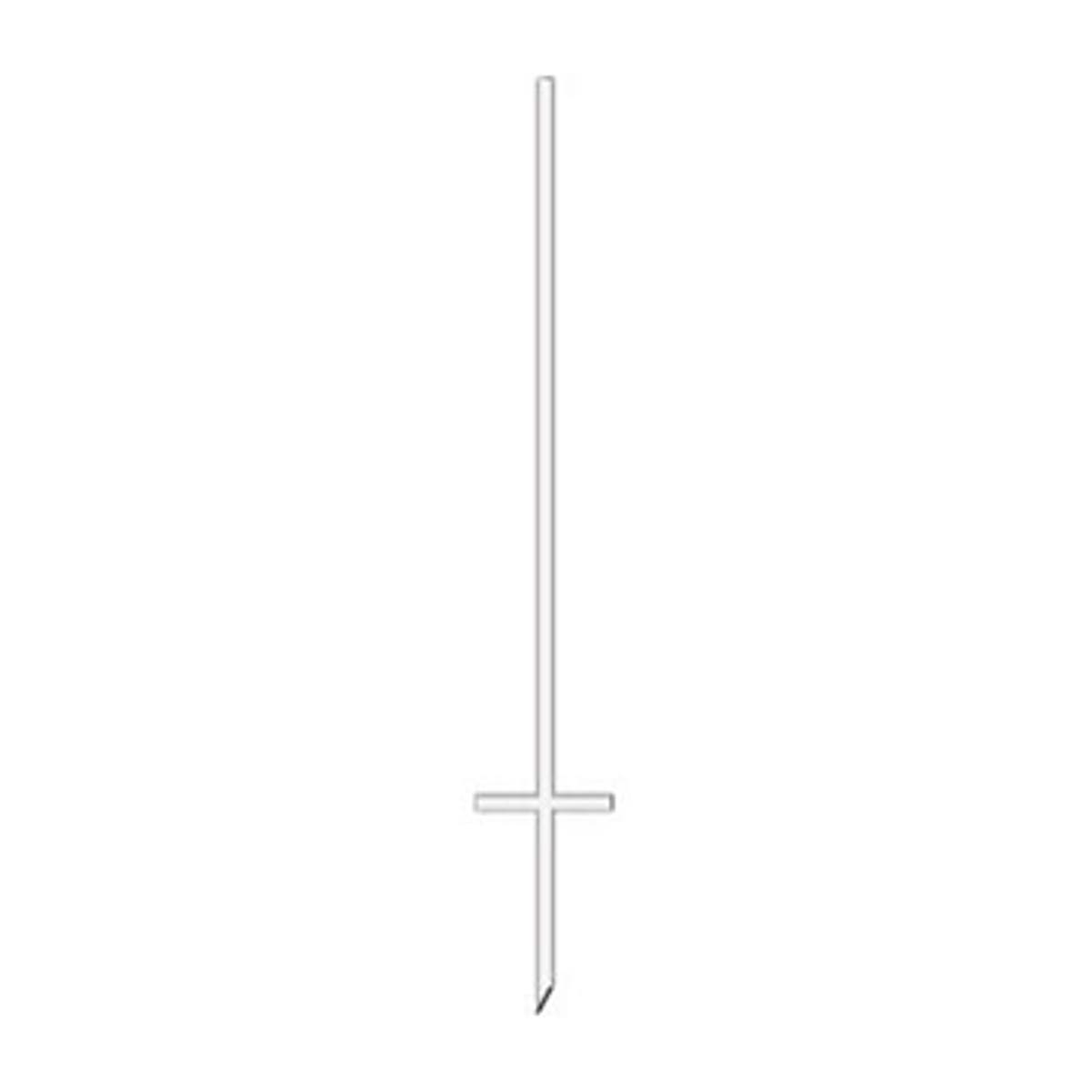 46" Stepper Stake (white) Template Customization