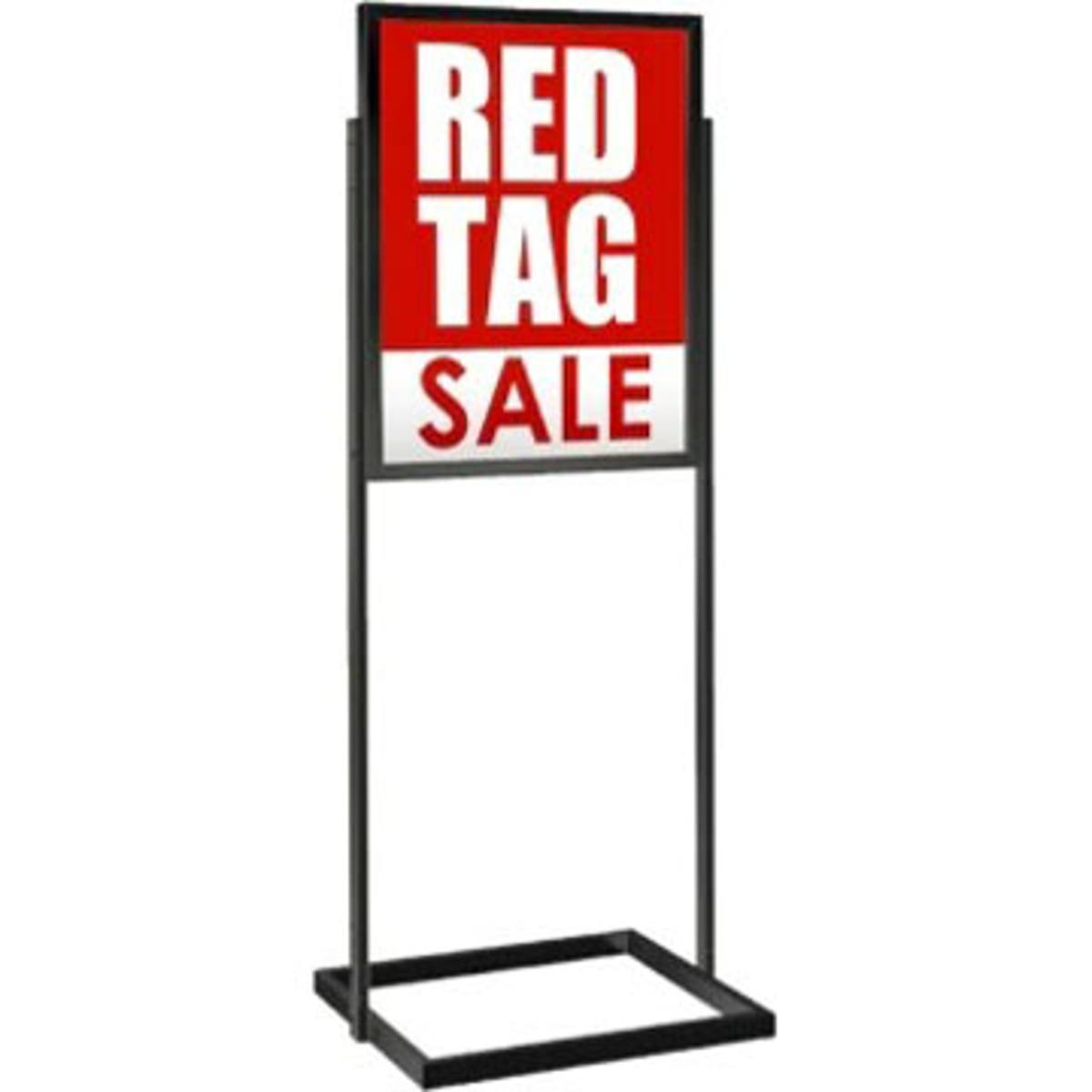 28"H x 22"W Bulletin Sign Holder Template Customization