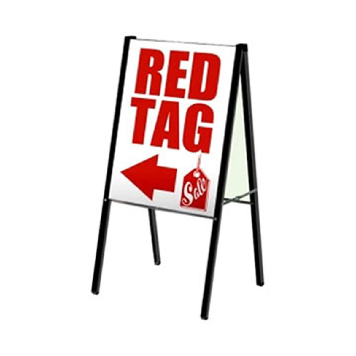 36"H x 24"W Collapsible A- Frame Template Customization