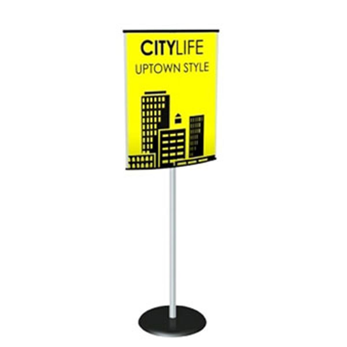 28"h x 22"w Double Sided Retail Display Template Customization