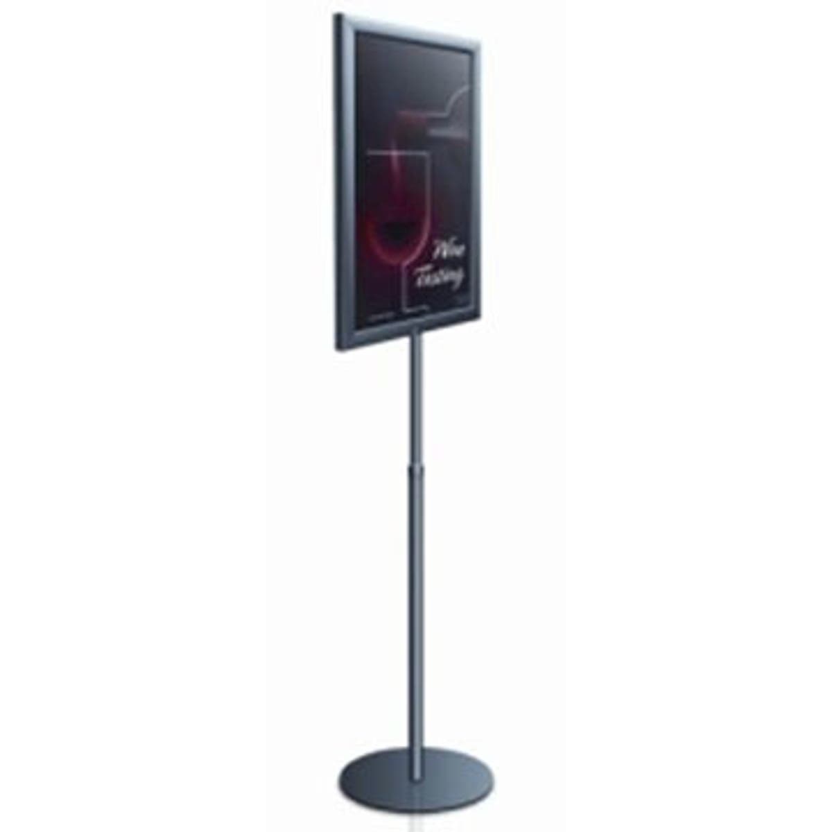 Pedestal Aluminum Frame 17”x11” Black Template Customization