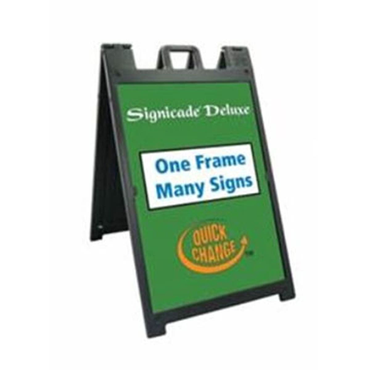 Black Deluxe Sandwich Board Blank Template Customization