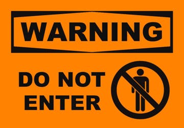 Picture of Do Not Enter Signs 860902644