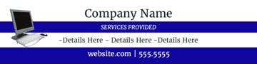 Picture of IT Service 6-6" x 24"