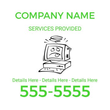 Picture of IT Service 9-12" x 12"