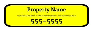 Picture of 6" x 18" Property Management 16