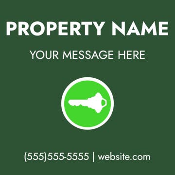 Picture of 24" x 24" Property Management 12