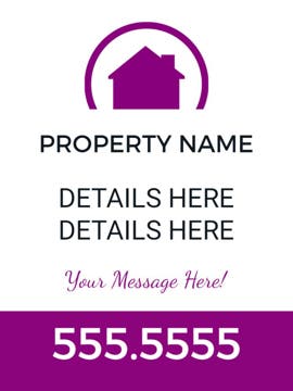 Picture of 24" x 18" Property Management 5