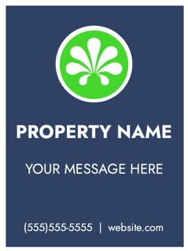 Picture of 24" x 18" Property Management 4