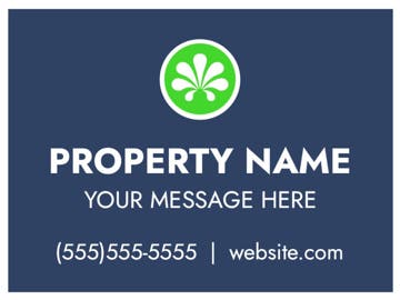Picture of 18" x 24" Property Management 4