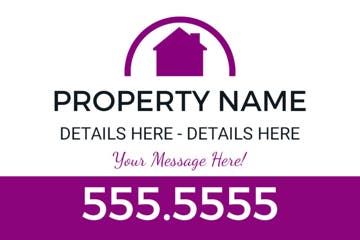 Picture of 12" x 18" Property Management 5