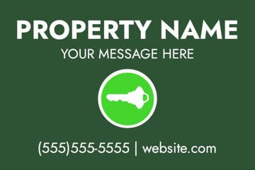 Picture of 12" x 18" Property Management 12
