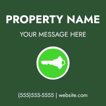 Picture of 12" x 12" Property Management 12