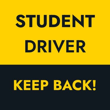 Picture of 12" x 12" Student Driver 2