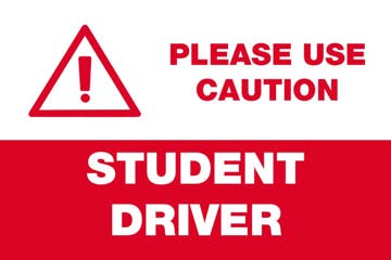 Picture of 12" x 18" Student Driver 5