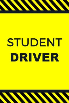 Picture of 18" x 12" Student Driver 1