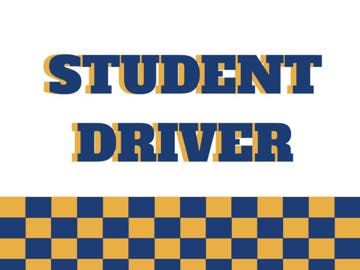 Picture of 18" x 24" Student Driver 6