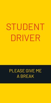 Picture of 24" x 12" Student Driver 7
