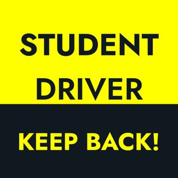 Picture of 24" x 24" Student Driver 2