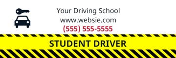 Picture of 6" x 18" Student Driver 3